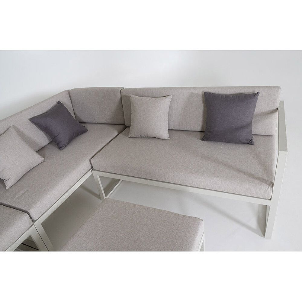 Garðsett fyrir 6 Skepparholmen grátt Sunfun