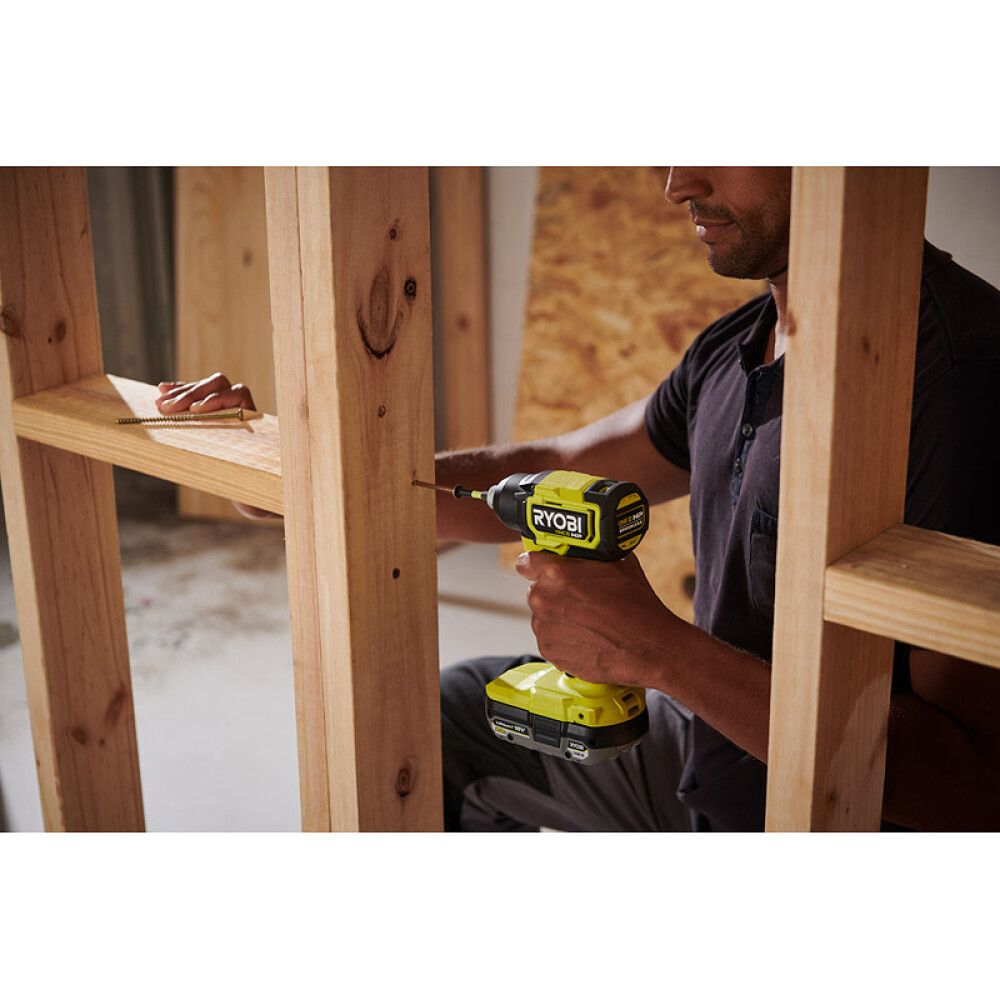 Skrúfvél með höggi 18V Ryobi One+ RID18C1-0 án rafhlöðu