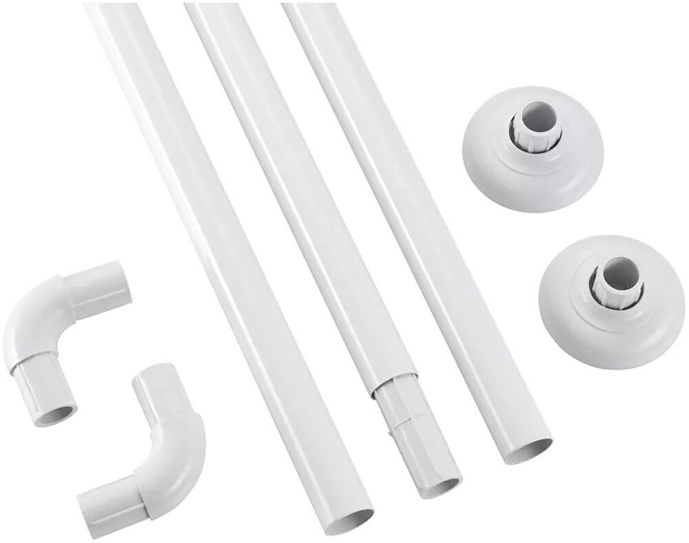 Sturtustöng 90x80x90cm Diaqua hvít