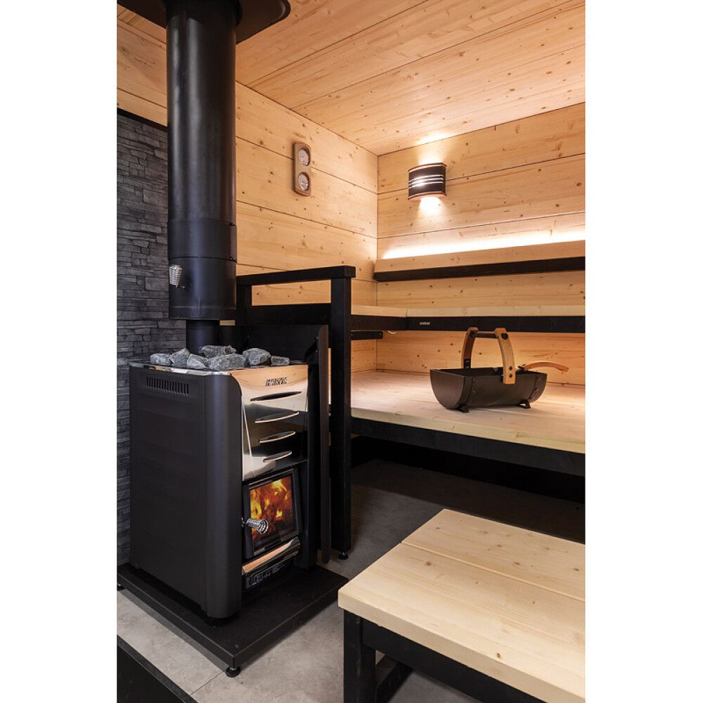 Saunuofn 24,1KW Harvia Pro 20 svartur