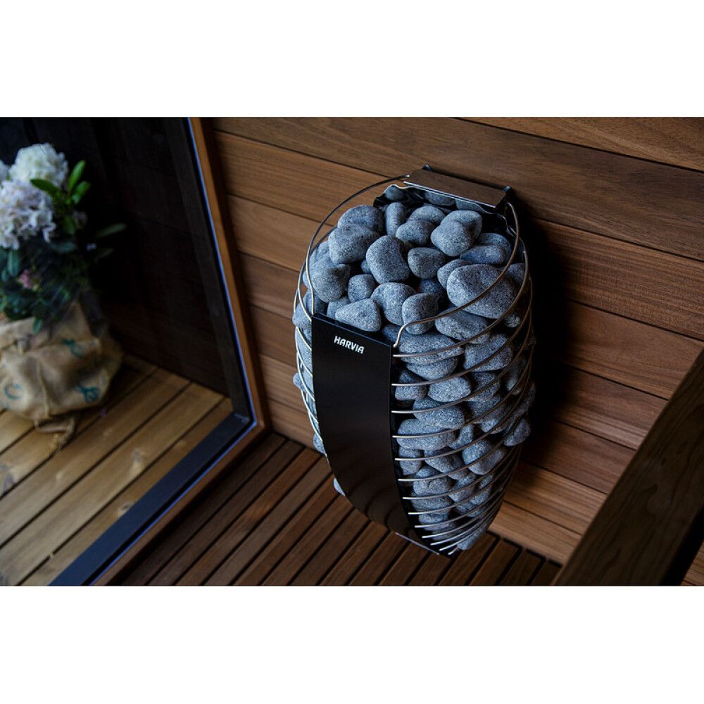 Saunuofn 9KW Harvia Spirit SP90XW WiFi svartur