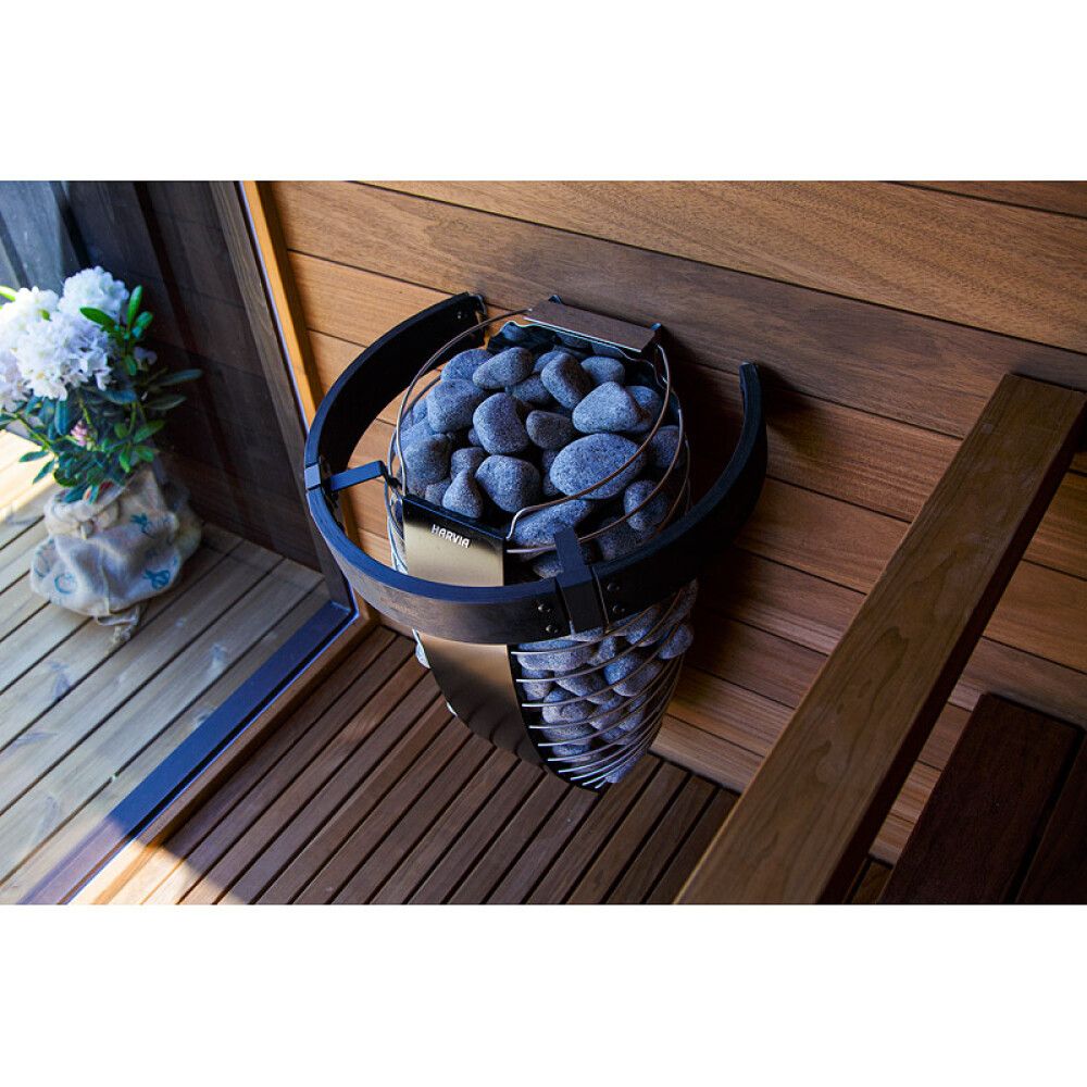 Saunuofn 9KW Harvia Spirit SP90XW WiFi svartur