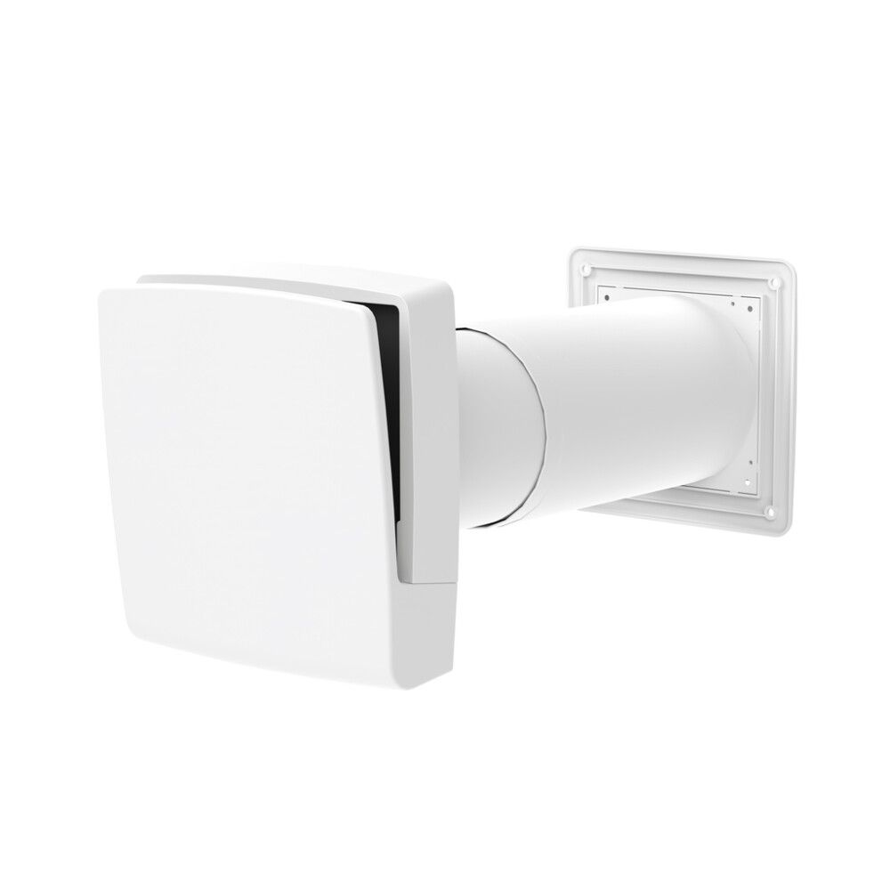 Loftventil sett Ø100mm 18,5-35cm TL100C hvítt