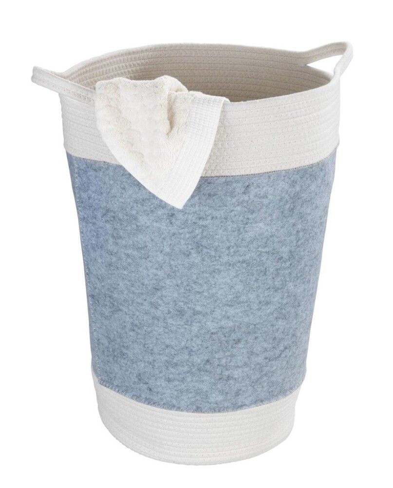 Þvottakarfa Bea Wenko ljósgrá 75L