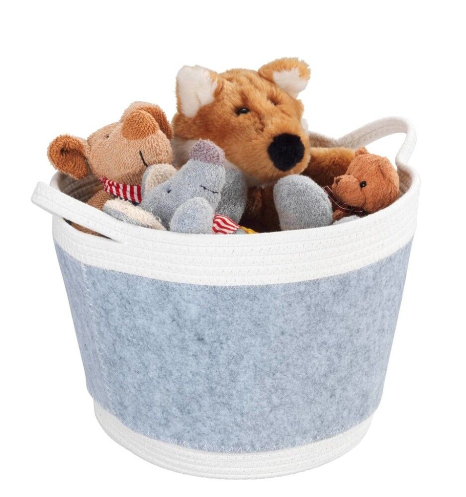 Þvottakarfa Bea Wenko ljósgrá