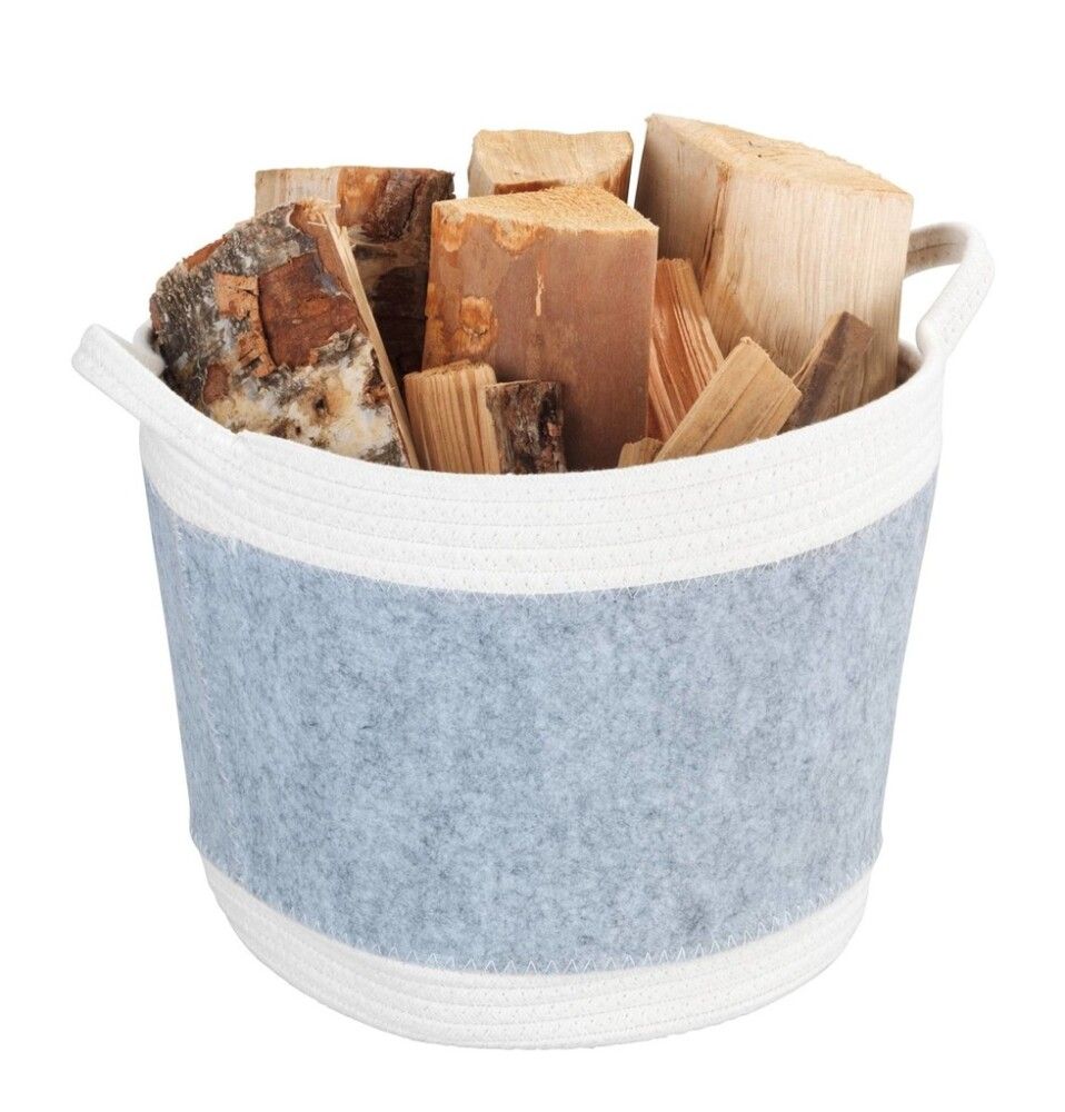 Þvottakarfa Bea Wenko ljósgrá