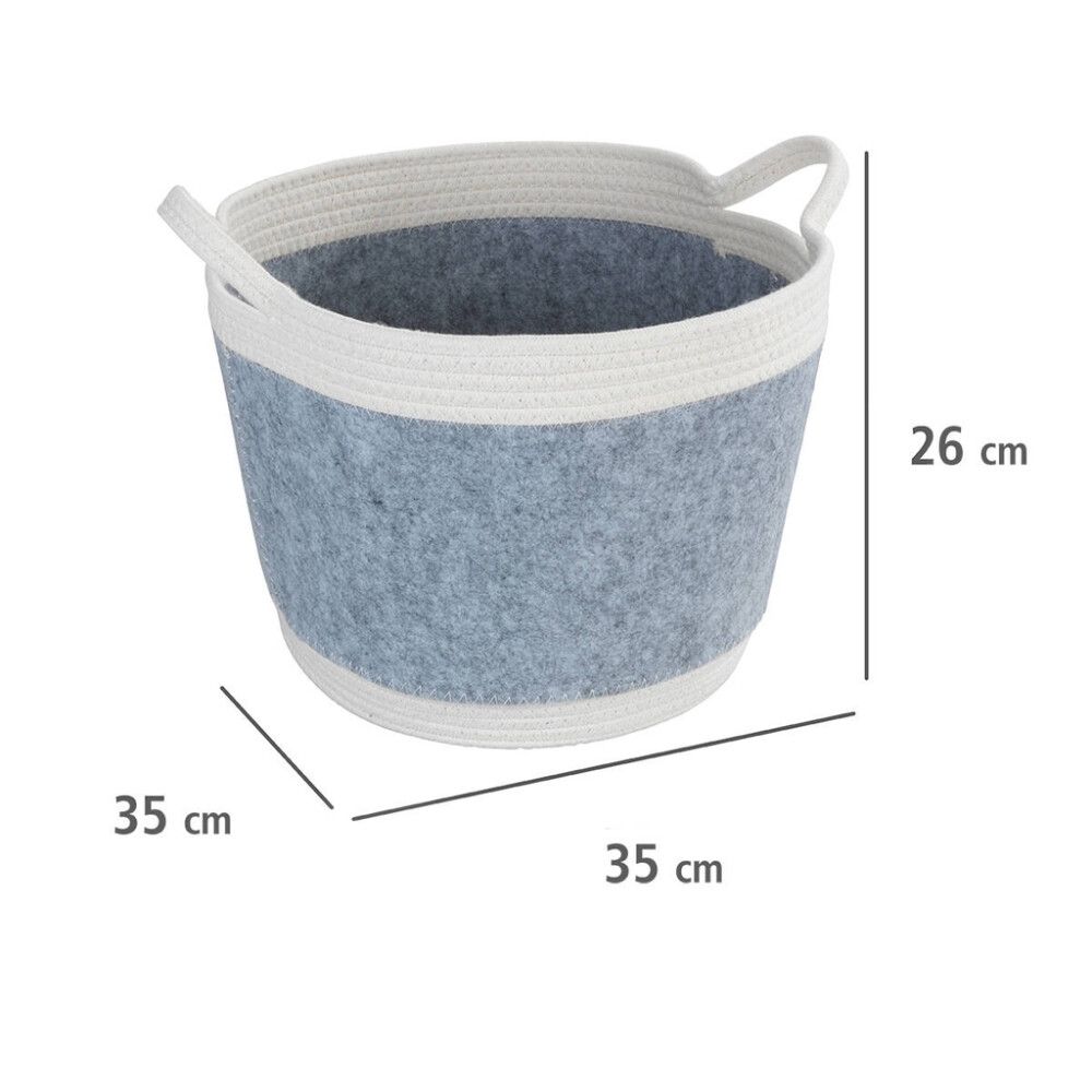 Þvottakarfa Bea Wenko ljósgrá