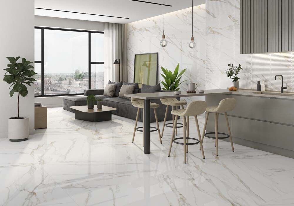 Gólf- & Veggflísar Bahrein 60x60cm 1,44m² gold