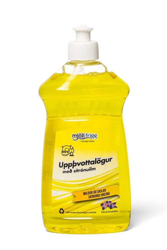 Uppþvottalögur sítrónuilm 500ml mjöll frigg