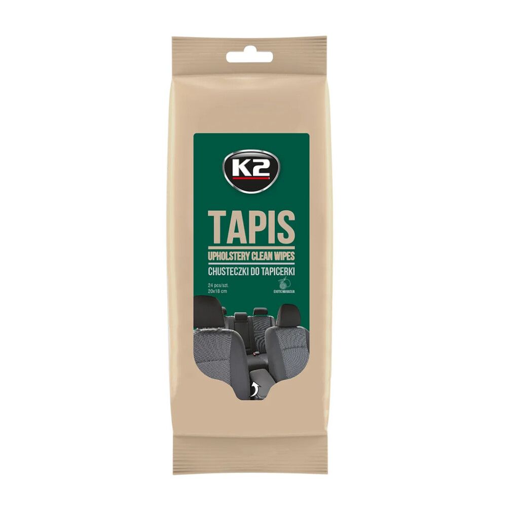 Áklæðishreinsir K2 Tapis 25 klútar