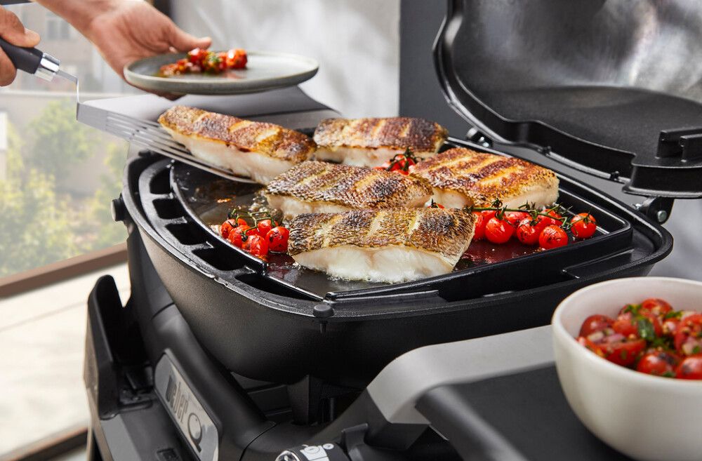 Steikarplata fyrir Q1100N-Q1200N Weber stór 