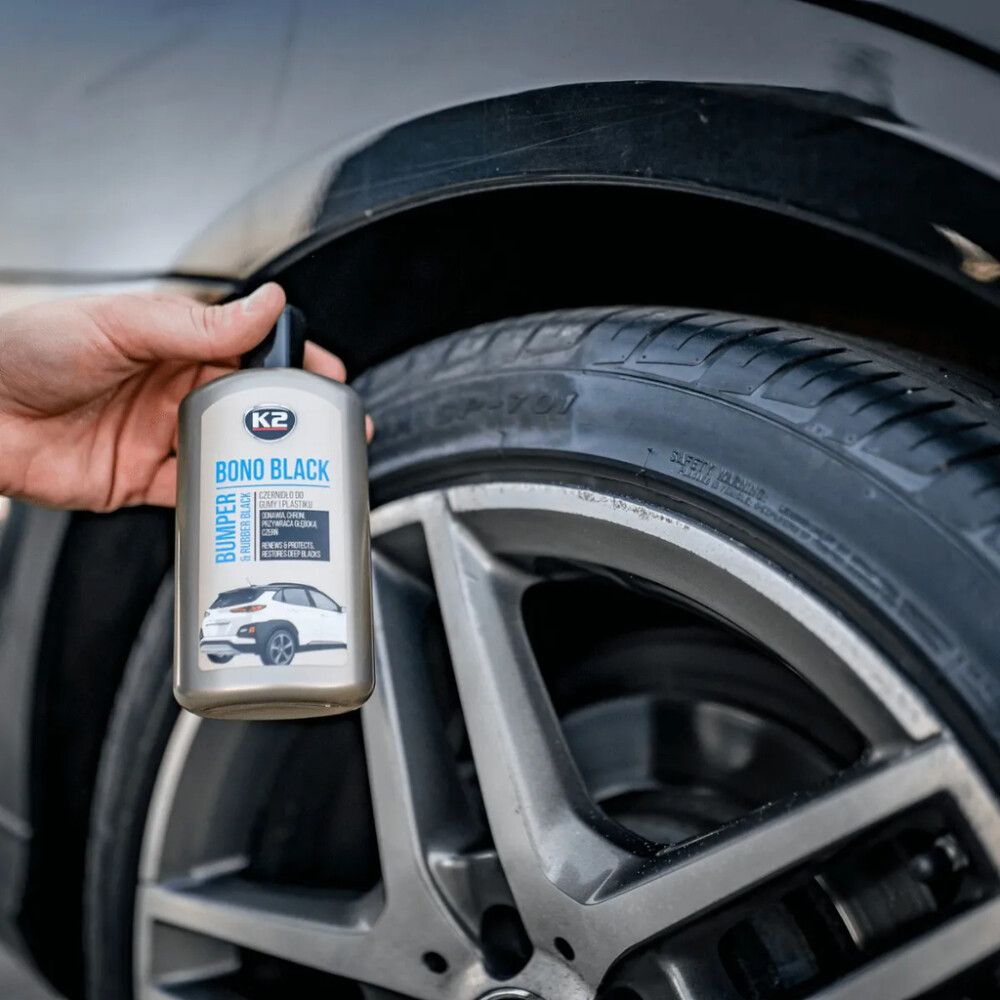 Plastsverta gúmmí og plast K2 Bono black 250ml
