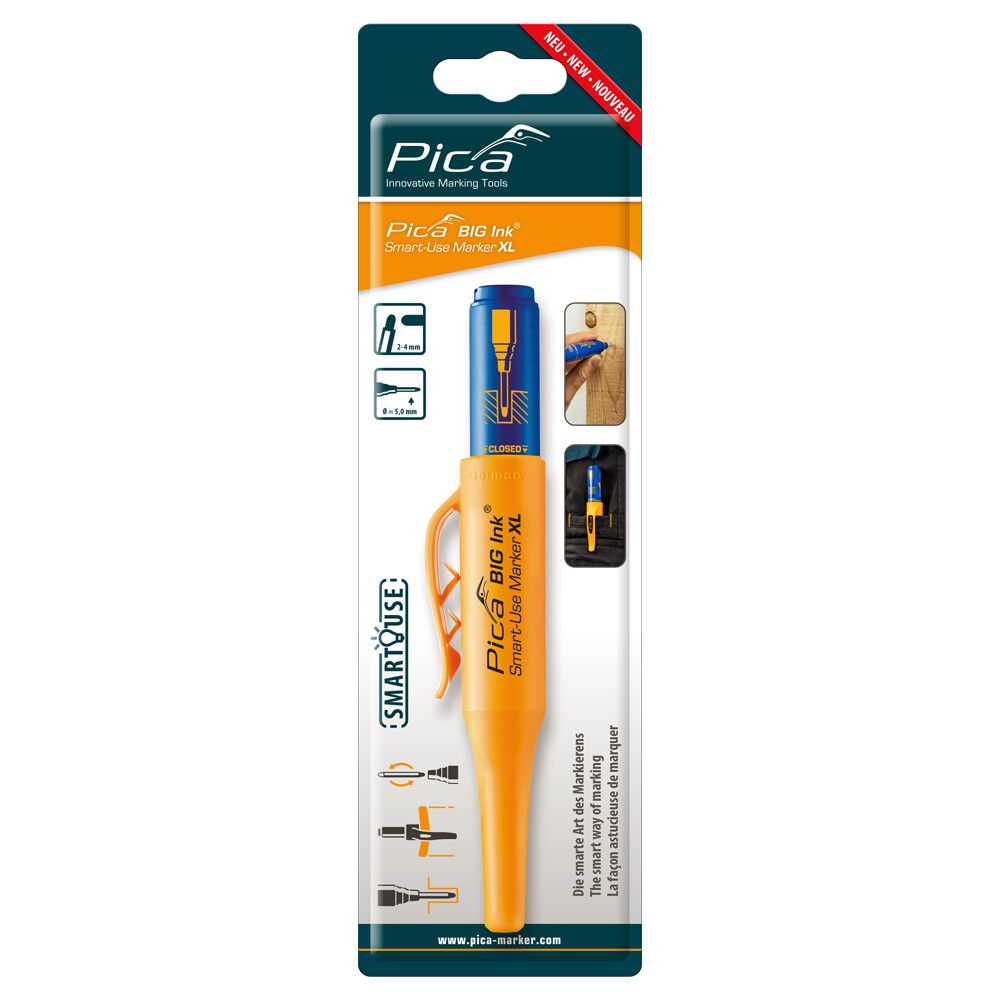 Merkipenni XL Pica Big-Inc blár