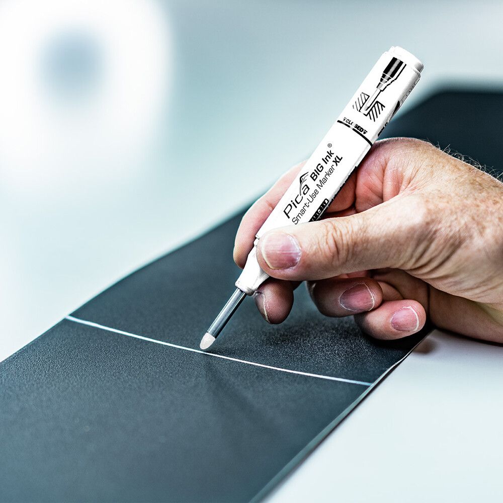 Merkipenni XL Pica Big-Inc hvítur