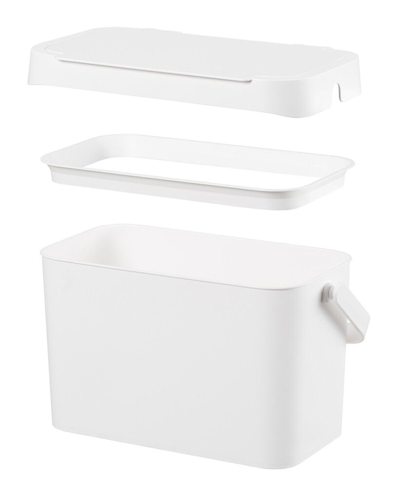 Ruslatunna fyrir lífrænt 5L Collect Biowaste hvít