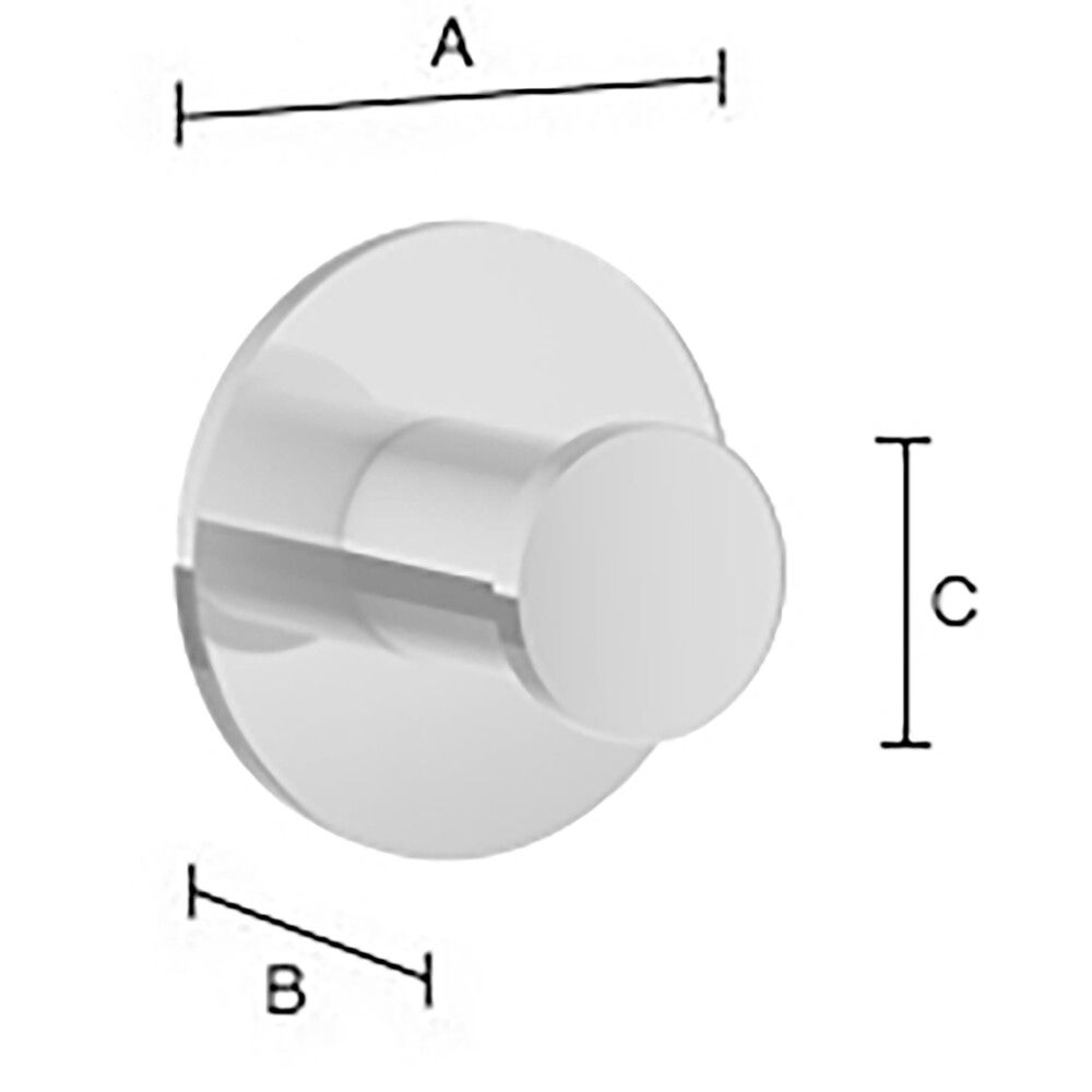 Snagi Smedbo Dot 35mm króm 2stk