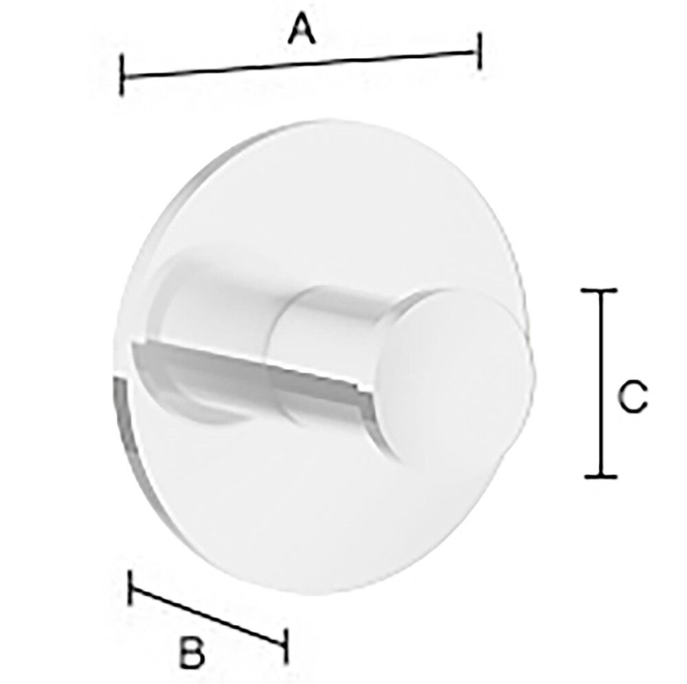 Snagi Beslagsboden Dot króm Ø45 mm