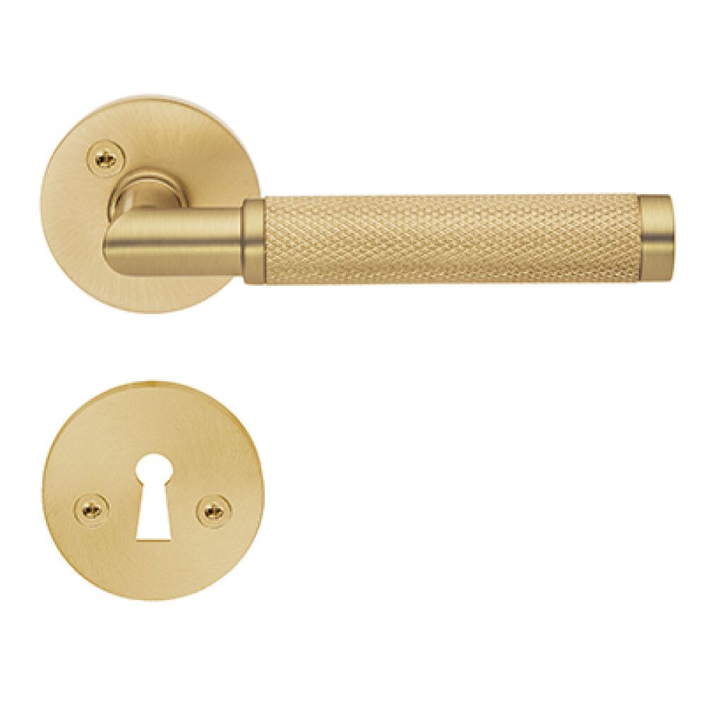 Hurðarhúnn inni Beslagsboden B841PMN burstað messing