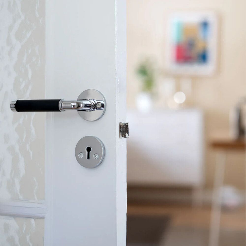 Hurðarhúnn inni Beslagsboden B843BKN króm/svartur