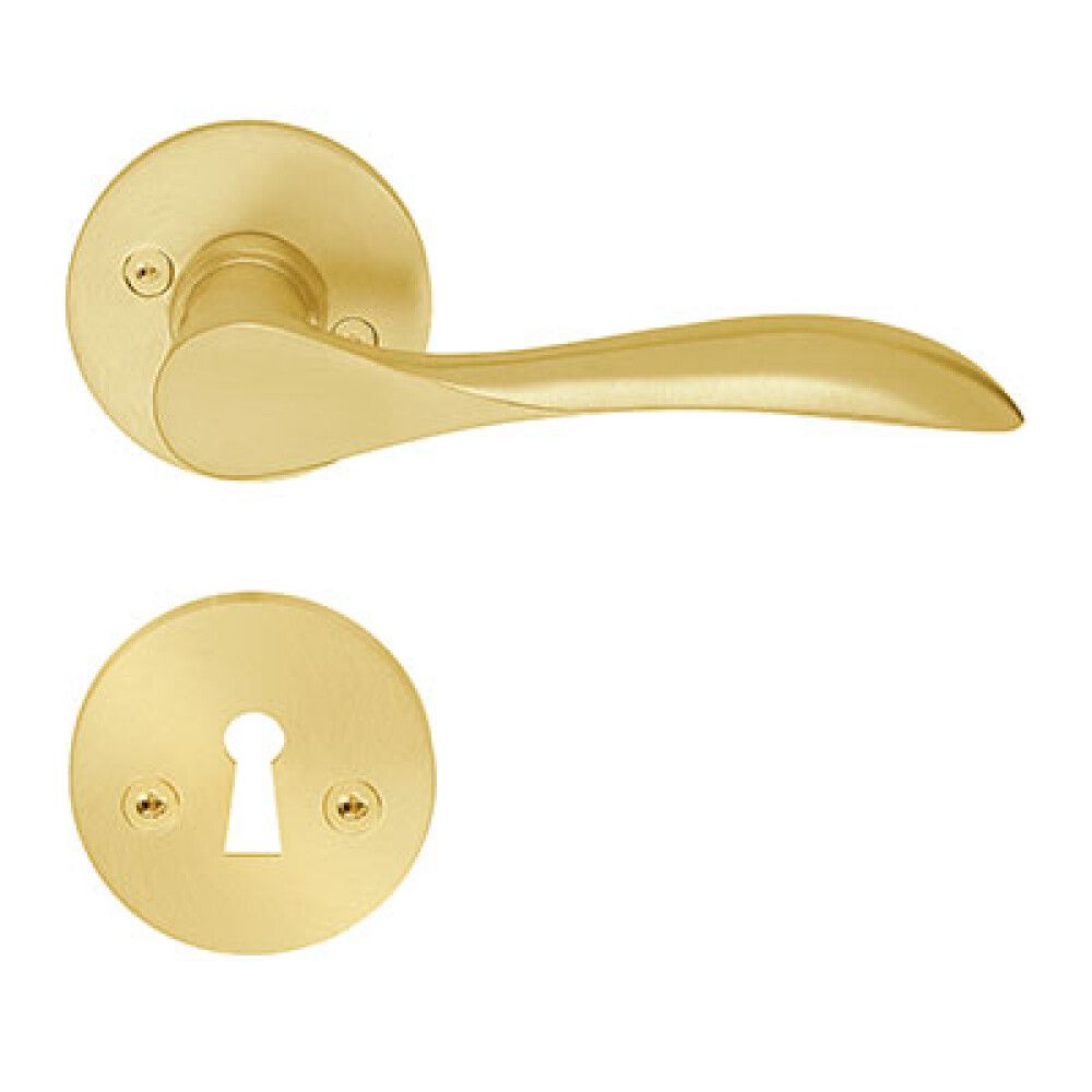 Hurðarhúnn inni Beslagsboden B857PMN burstað messing