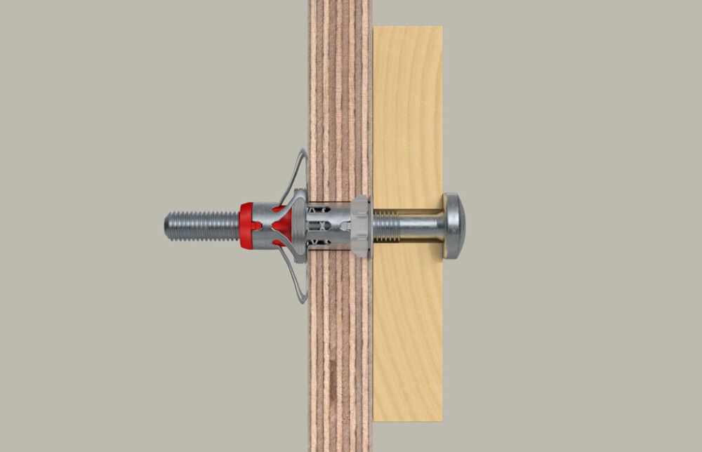 Gipstappi alhliða og skrúfur 4x55 mm 25stk