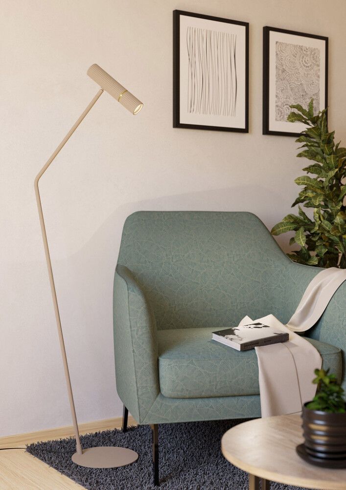 Gólflampi GU10 Caminia 158,5cm sand