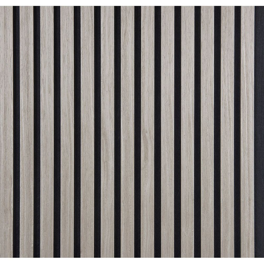 Hljóðdempandi plata grá eik 2440x520x18 mm Fanø