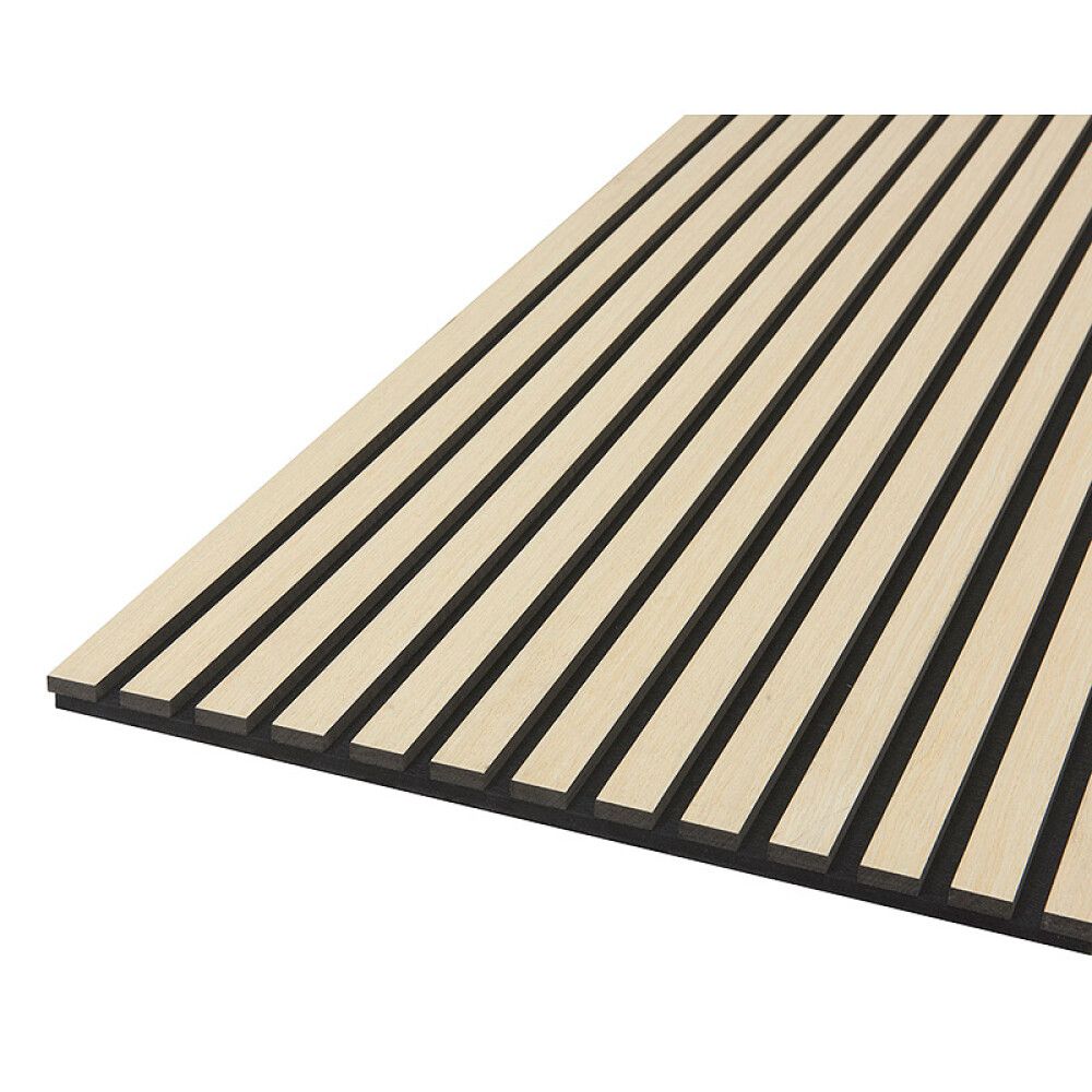 Hljóðdempandi plata askur 2440x520x18 mm Fanø