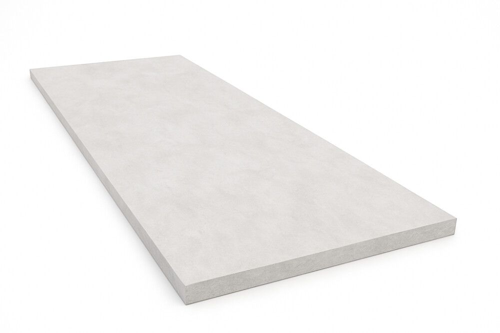 Borðplata 650x3650x25 mm Scandic Titania Grey