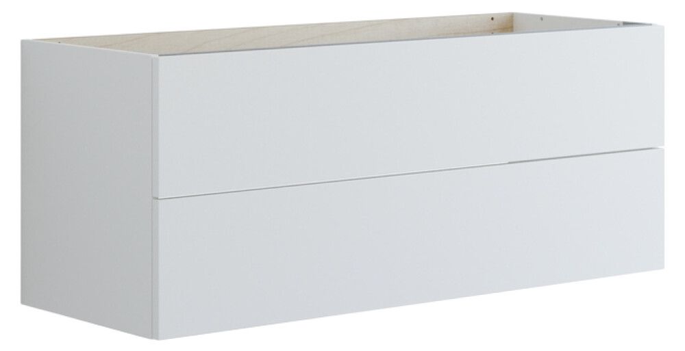 Handlaugarskápur 48x120x44cm Scanbad matt hvít