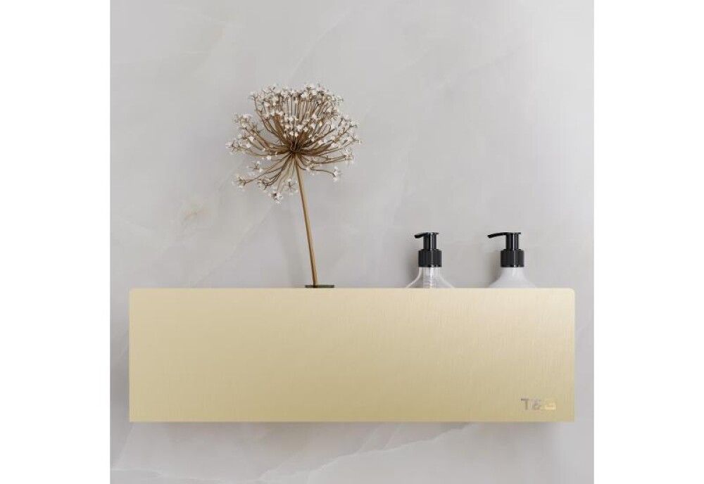 Baðherbergis hilla límfest M T2 T&B gyllt