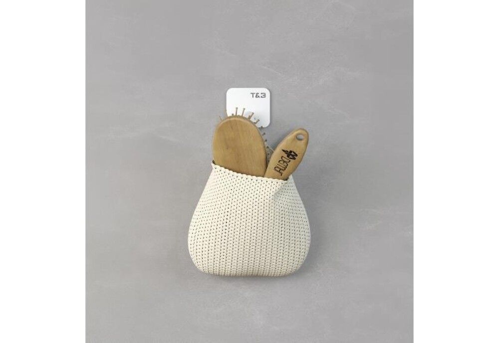 Krókur einfaldur T&B matt hvítur