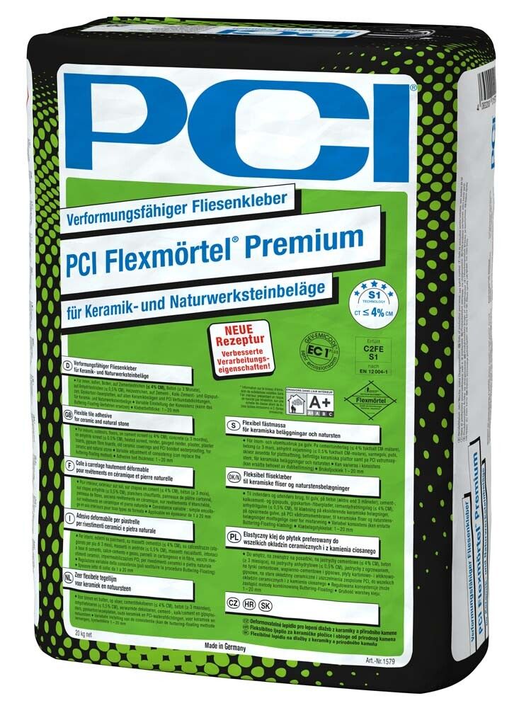 Flísalím 20Kg PCI Premium Flexmortel
