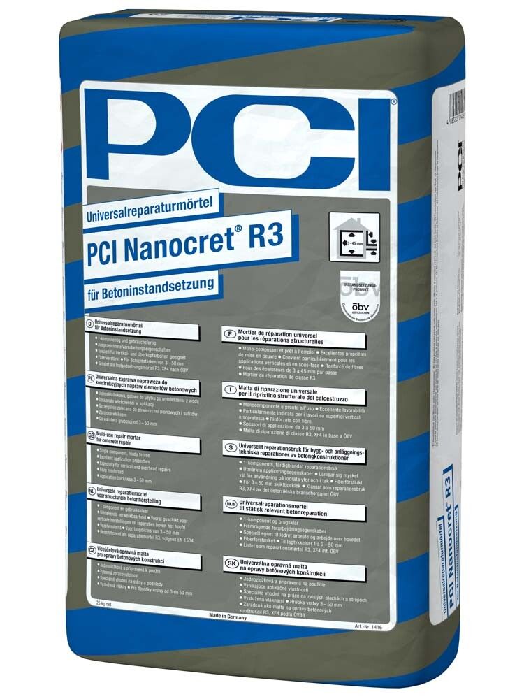 Viðgerðarmúr 25kg PCI Nanocret R3