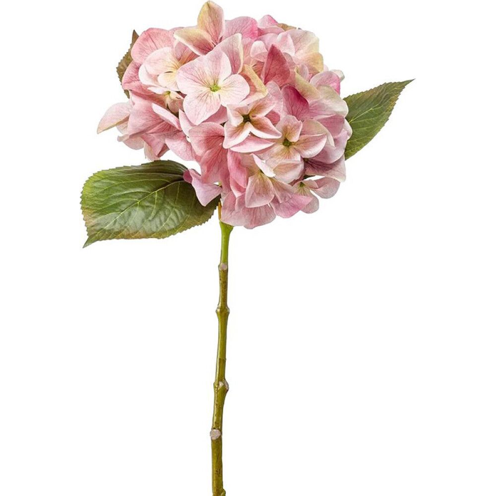 Gerviblóm Hortensía bleik 47cm 