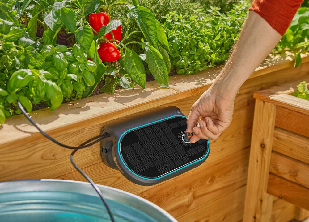 Vökvunarsett með sólarsellu Gardena Aquabloom L