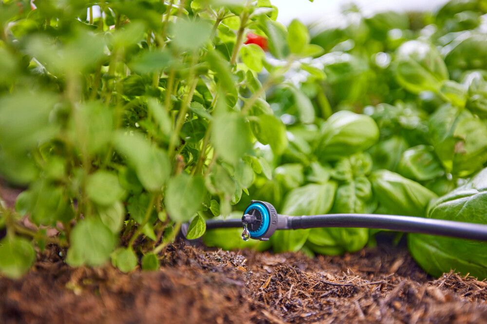 Vökvunarsett með sólarsellu Gardena Aquabloom L