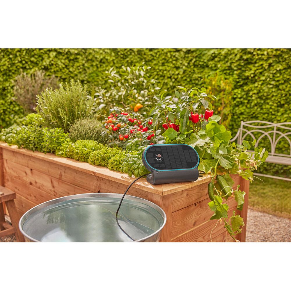 Vökvunarsett með sólarsellu Gardena Aquabloom L