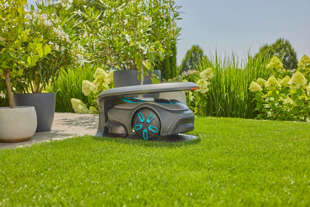 Skýli fyrir Gardena slátturóbot