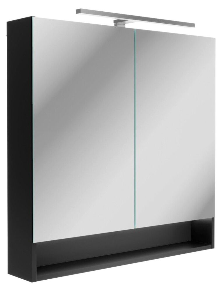 Speglaskápur með ljósi LED 800x798x153mm Camargue