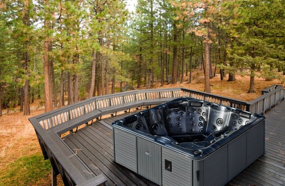 Heitur pottur 6 manna DenForm UV Colorado svartur