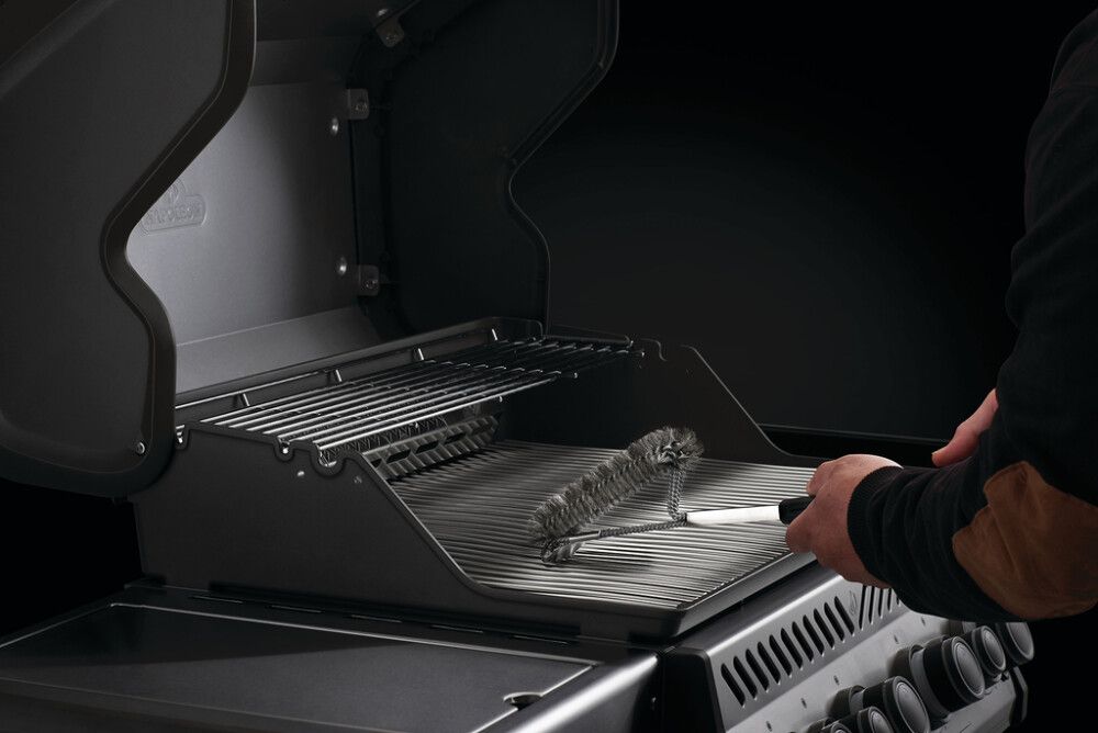 Grillbursti tvöfaldur Napoleon stál