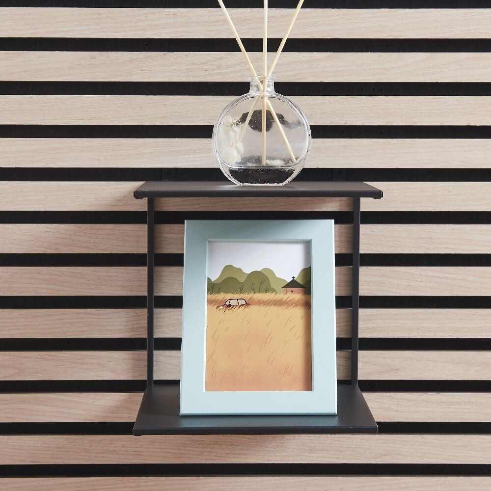 Hilla tvöföld Millex matt svört