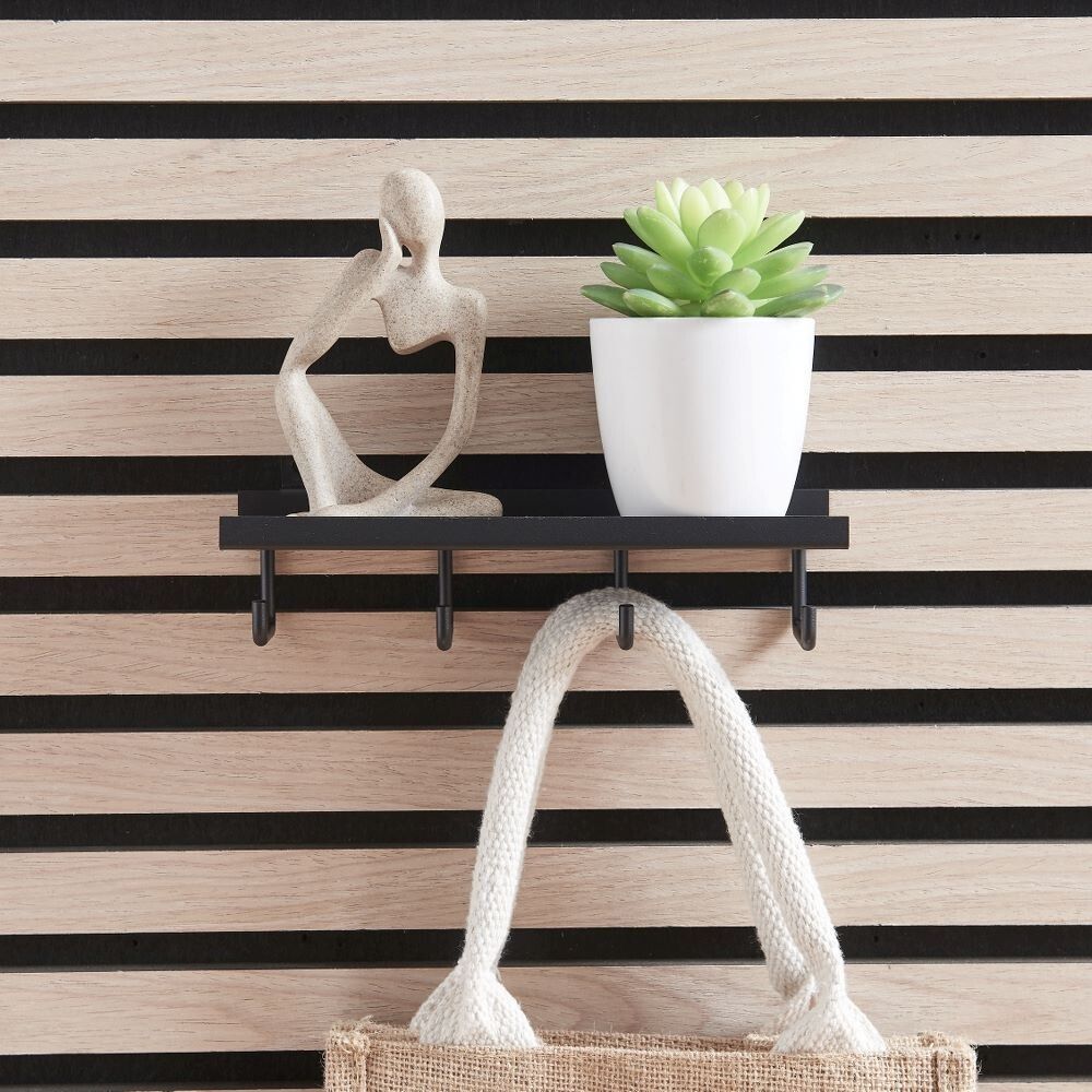 Hilla með 4 snögum Millex matt svört