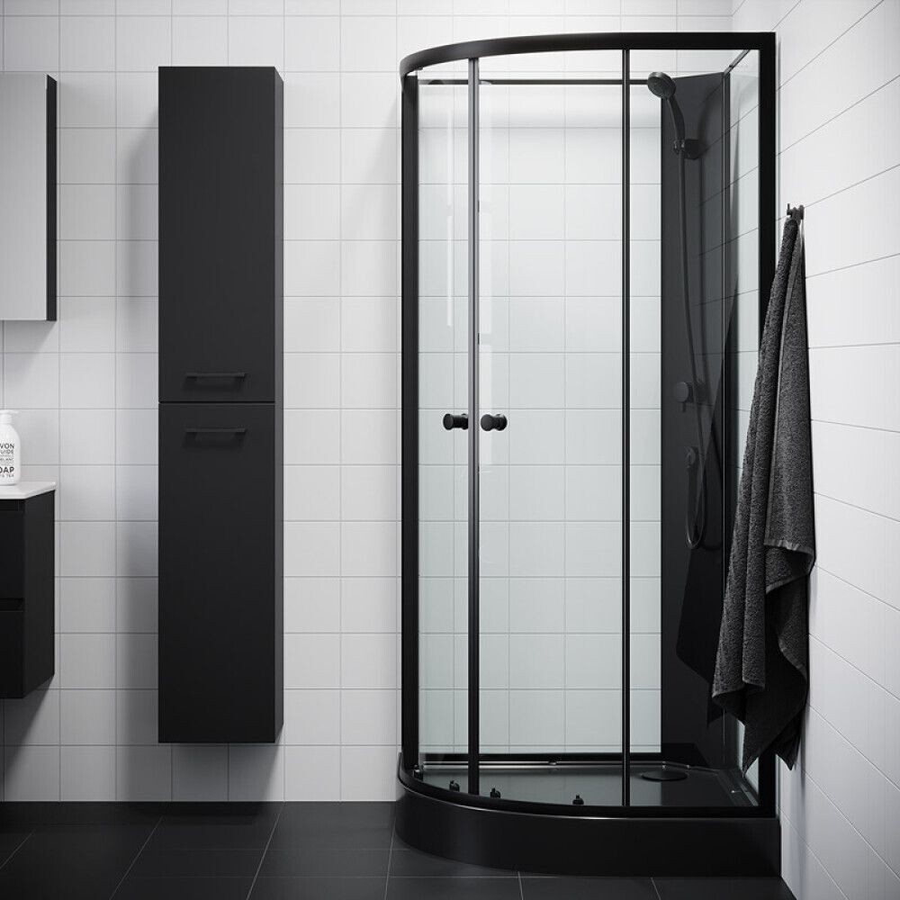 Sturtuklefi 90x90 cm Atlanta svartur