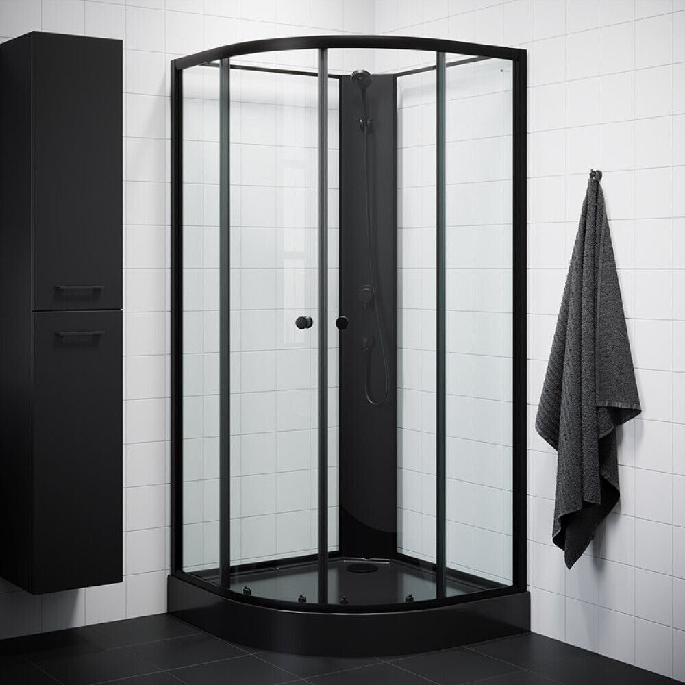 Sturtuklefi 90x90 cm Atlanta svartur