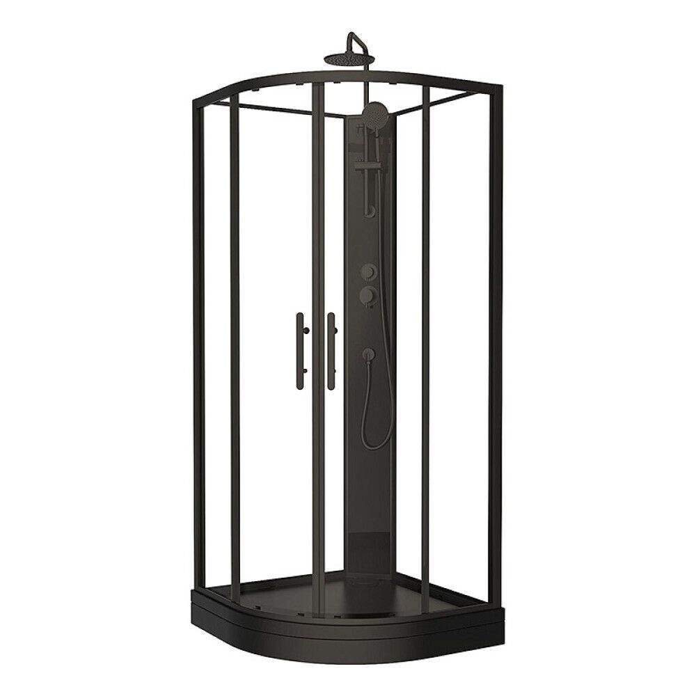 Sturtuklefi 90x90 cm Granvik svartur