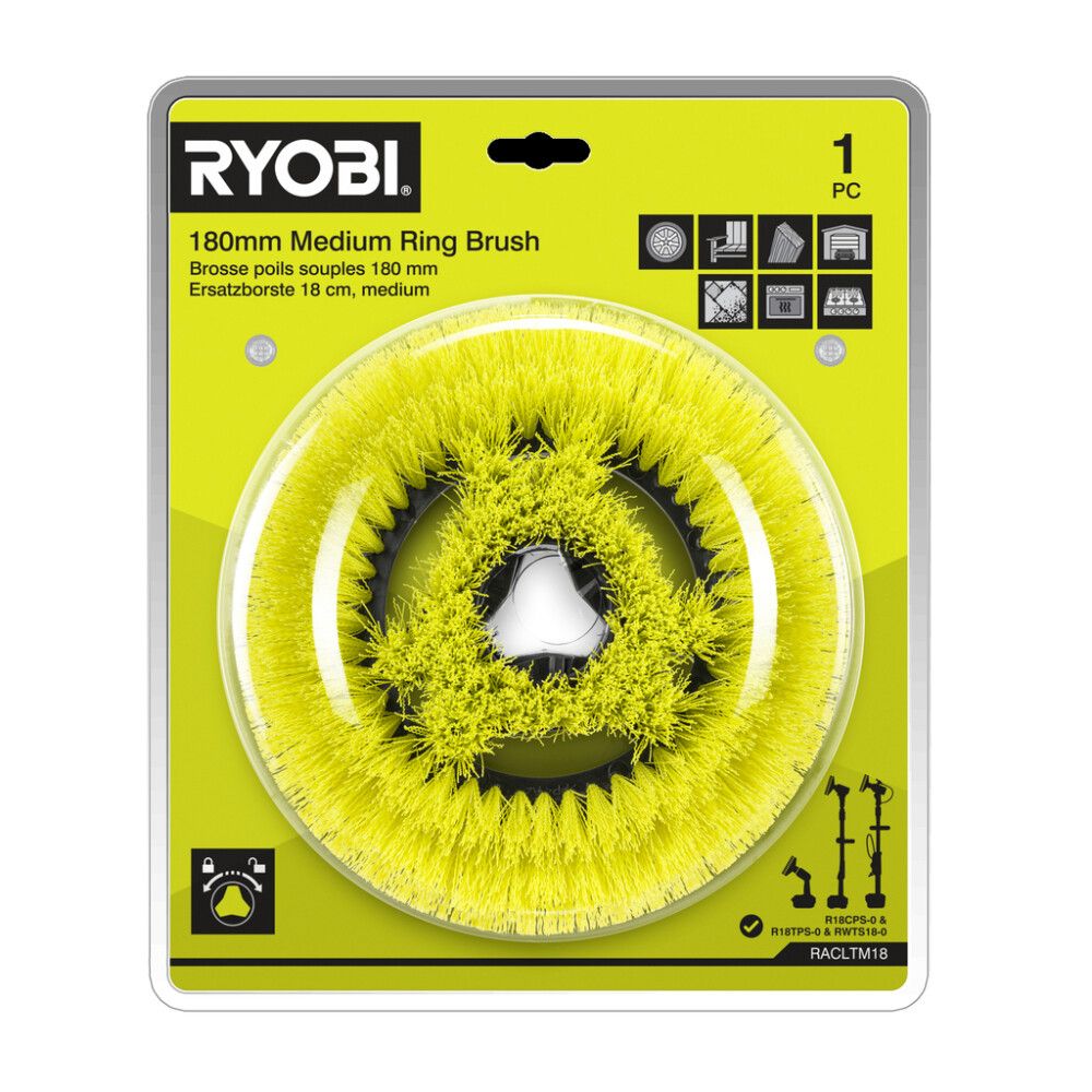 Bursti miðlungs 18cm Ryobi RACLTM18