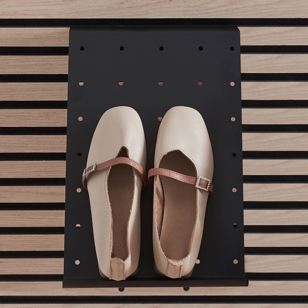 Skóhilla 23cm Millex matt svört