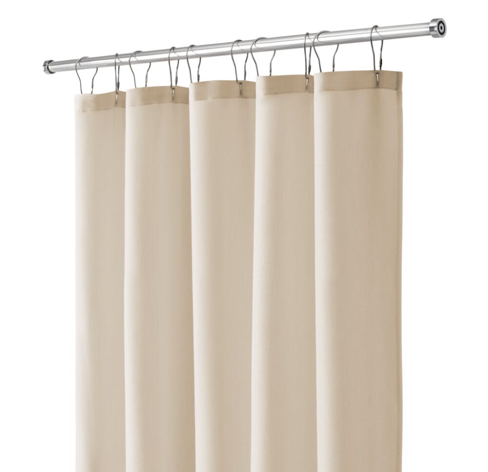 Þrýstistöng fyrir sturtuhengi 50-80cm króm